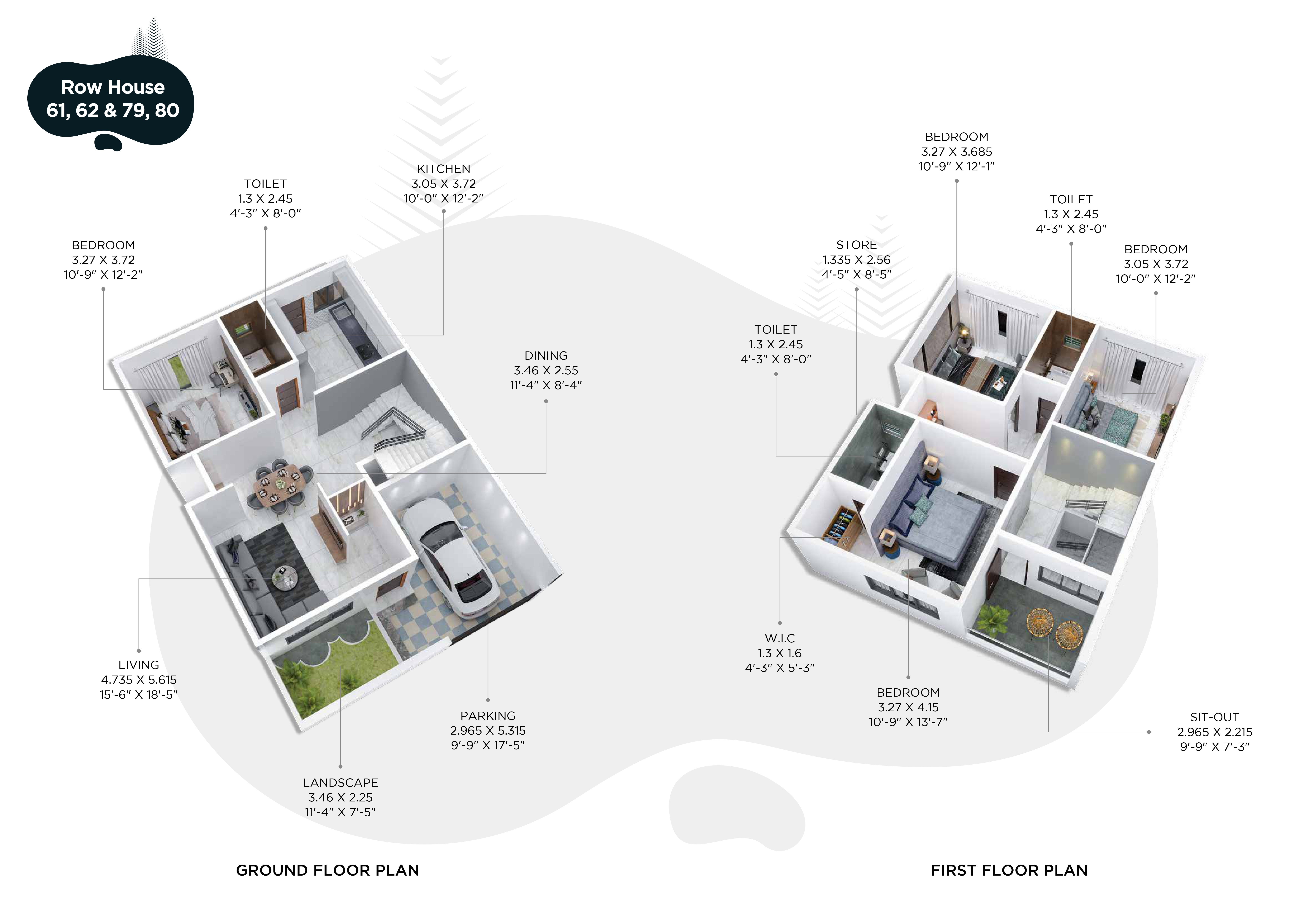 Row House Floor Plan